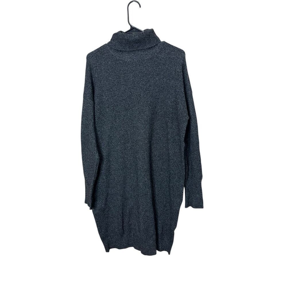 Vero Moda Gray Long‎ Sleeve Midi Sweater Dress Size M Turtleneck